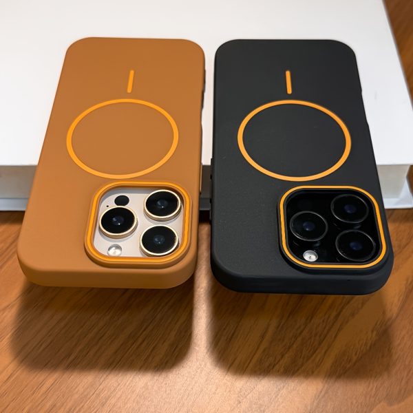 New Luxury Upgrade Magnetic Matte Soft TPU Case Compatible with iPhone 16 15 14 13 12 11 Pro Max 16Pro 16ProMax Shockproof Wireless Charging Back Cover Cases - Image 4
