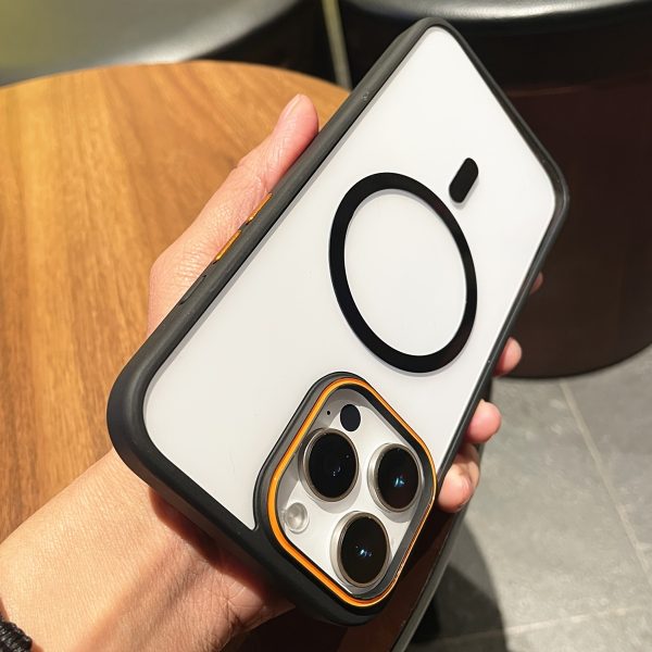 Luxury Matte Transparent Armor Shockproof Case for iPhone 16 15 14 13 11 12 Pro Max Plus for Magnetic Wireless Charge Cover - Image 8