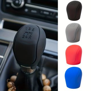 Silicone Gear Shift Knob Cover, 1 Piece, Non-Slip Grip, Universal Gel Protector for Manual Transmission Vehicles, Car Interior Accessory