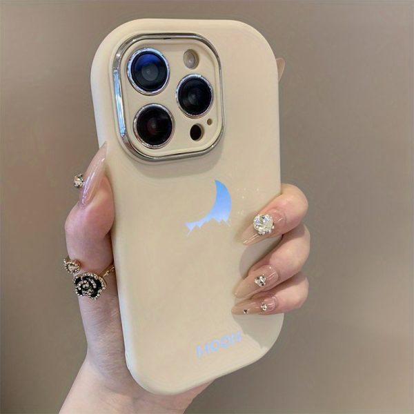 Gradient Blue Moon TPU Soft Shell Material Is Suitable for Iphone 12/13/14/15 Pro Max Cases, Offering a Premium Feel with Full Protection for Models 16/15/14/13/12/11 And XR. - Image 3