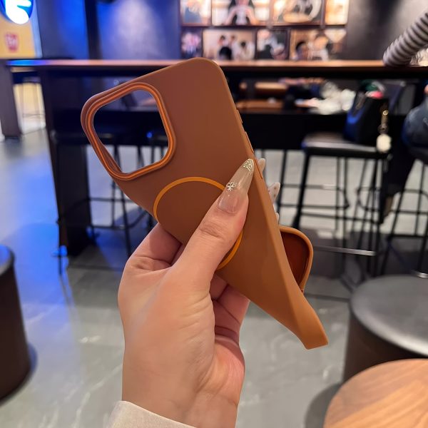 New Luxury Upgrade Magnetic Matte Soft TPU Case Compatible with iPhone 16 15 14 13 12 11 Pro Max 16Pro 16ProMax Shockproof Wireless Charging Back Cover Cases - Image 5