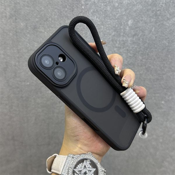 Shockproof Magnetic Matte Translucent Case for Iphone 11, 12, 13, 14, 15, And 16 Pro Max, Compatible with Magsafe Wireless Charging. - Image 6