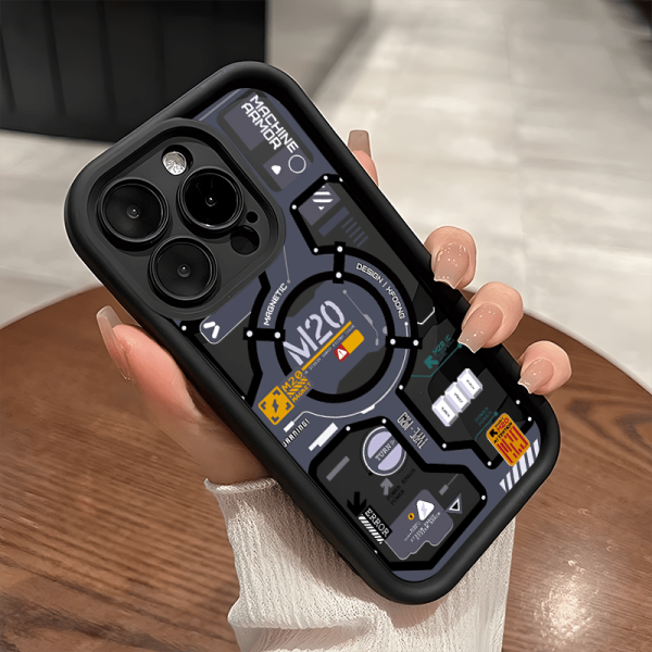 A Stylish And Robust Phone Case with a Cool Mechanical Design, Suitable for Various Iphone Models Including Iphone 16E, 15, 16 Pro Max, 7 Plus, 8 Plus, 12 Pro, 13 Mini, 11, XS, XR, And XS Max. It Makes for an Excellent Holiday Gift. - Image 5