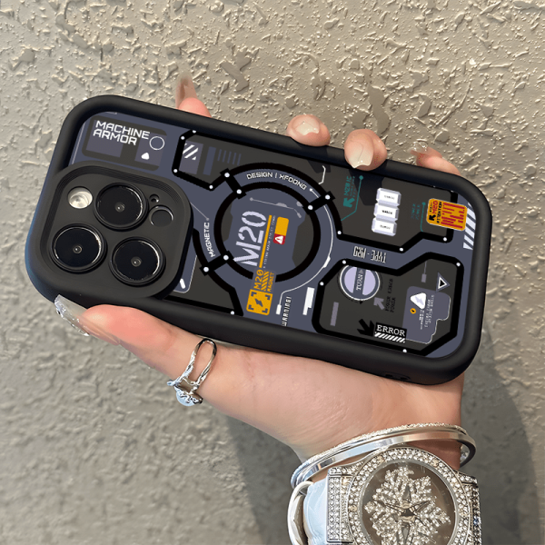 A Stylish And Robust Phone Case with a Cool Mechanical Design, Suitable for Various Iphone Models Including Iphone 16E, 15, 16 Pro Max, 7 Plus, 8 Plus, 12 Pro, 13 Mini, 11, XS, XR, And XS Max. It Makes for an Excellent Holiday Gift. - Image 6
