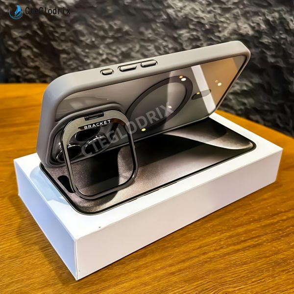 Cteglodrix Premium Magnetic Lens for Iphone Models 16, 15, 14, 13, 12, 11 Pro Max Plus with a Metal Stand Holder And Magnetic PC Hard Film Protection - Image 8