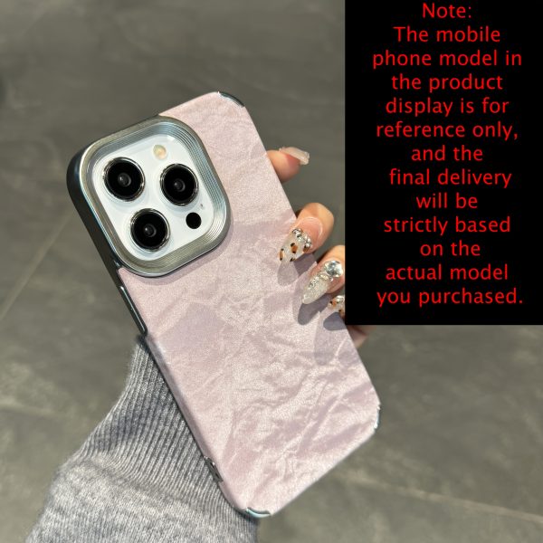 Opulent Velvet Matte Phone Case for Iphone 16, 15, 14, 13, 12 Pro Max, 16, 15, 14 Plus, 11 Vintage Faux Leather Back - Image 14