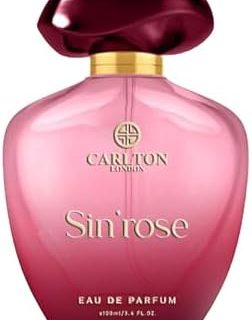 Carlton London Women Eau De Parfum SINROSE - 100ml, Pear, Rose, Musky, Amber scents I Luxury Perfume for women