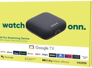 New onn Google TV 4K Pro Streaming Device w/Hands Free Voice Control Original Buy Online at Best Price in UAE - Amazon.ae