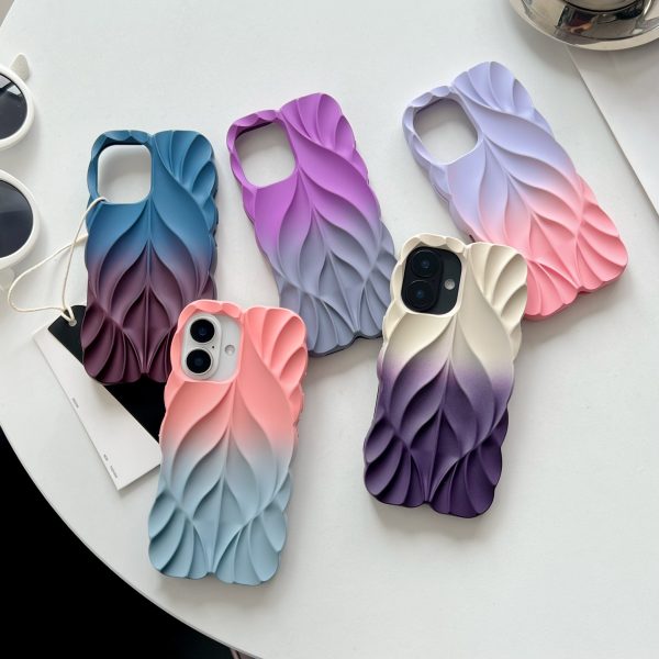 [High-Grade Case for Apple Phones] High-Grade Three-Dimensional Leaf Mobile Phone Case Suitable for Apple Mobile Phone Case 13/13Pro/13Promax/14Pro/14Plus/14Promax/15/15Pro/15Plus/15Promax/16/16Plus/16Pro/16Promax - Image 2