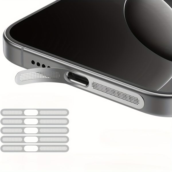 5pcs for iPhone 16/15/14/13/12 Series Metal Speaker Dustproof Mesh, Made of Durable Metal Material - Image 5