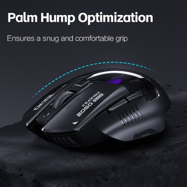 INPHIC A9EXPLORER Wireless Wireless Mouse with Colorful LED Light, Ergonomic Design, Battery Indicator, and Power Display - Ideal for Office and Gaming, Computer Mouse for Office - Image 10