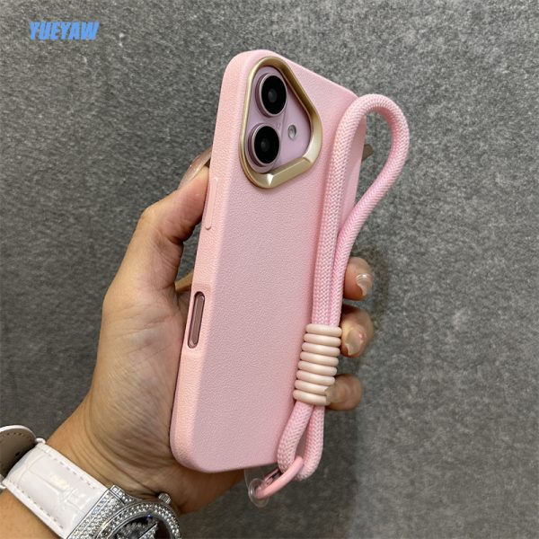 Electroplated Mirror Ring with Skin-Like Texture + Rope Suitable for Apple Iphone 14/15 Phone Cases, Compatible with Models 11, 12, 12 Pro, 12 Pro Max, 13, 13 Pro, 13 Pro Max, 14, 14 Pro, 14 Pro Max, 14 Plus, 15, 15 Pro, 15 Plus, 15 Pro Max, 16, 16 Pro, 16 Plus, And 16 Pro Max. - Image 10