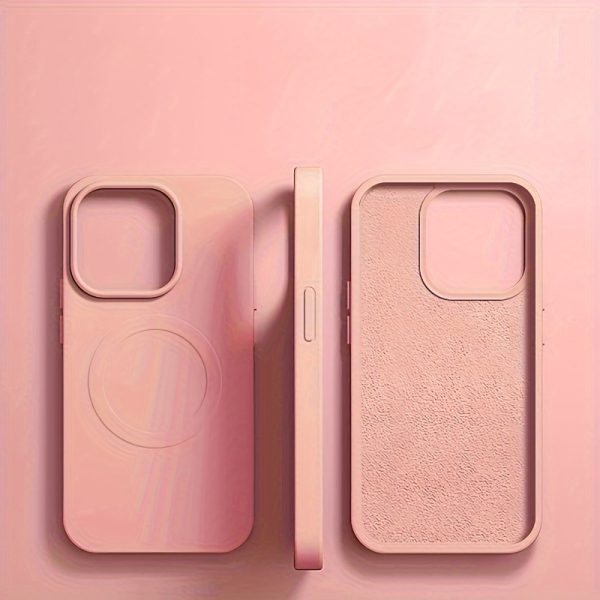 Luxury Marked Magnetic Wireless Charging Mobile Phone Case for iPhone 16 15 14 13 12 11 Pro Max Plush Protective Mobile Phone Case for iPhone 16 15 14 Plus Mobile Accessories Simple Colorful Mobile Phone Cover Suitable for Men and Women - Image 22