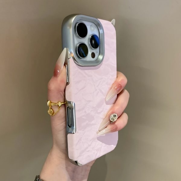Opulent Velvet Matte Phone Case for Iphone 16, 15, 14, 13, 12 Pro Max, 16, 15, 14 Plus, 11 Vintage Faux Leather Back - Image 3