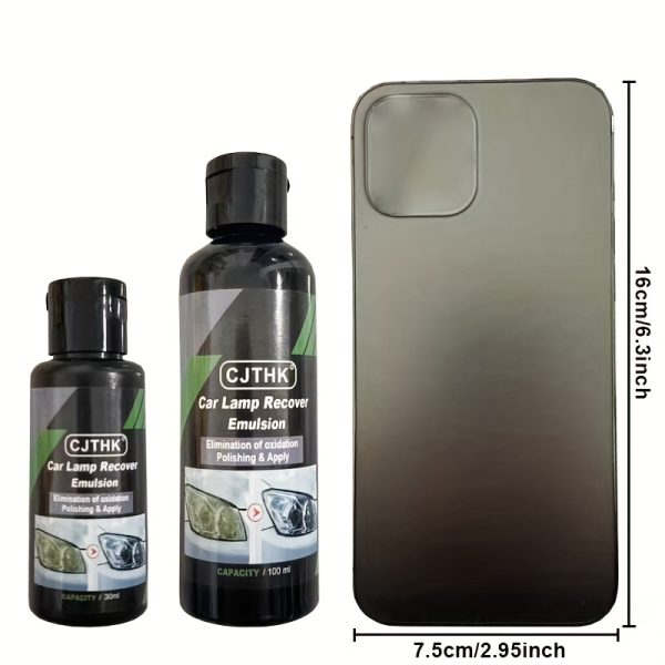 Jiang Jia Bao Universal Car Headlight Restoration Kit, PE Polishing Agent Scratch Remover, Renewal Polish and Maintenance Fluid, Auto Headlight Repair Liquid, Essential Auto Accessories - Image 11