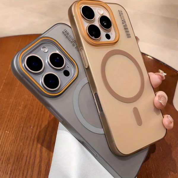 Compatible with Iphone 16 Cases, Semi-Transparent Frosted Design for Iphone 16 Pro Max, New Magnetic Attraction for Iphone 15 Pro, Drop-Resistant for Iphone 14, Premium Feel for Men, Ultra-Thin Bare Machine Feel for Iphone 13, Niche Style Case for - Image 14