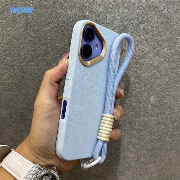 Electroplated Mirror Ring with Skin-Like Texture + Rope Suitable for Apple Iphone 14/15 Phone Cases, Compatible with Models 11, 12, 12 Pro, 12 Pro Max, 13, 13 Pro, 13 Pro Max, 14, 14 Pro, 14 Pro Max, 14 Plus, 15, 15 Pro, 15 Plus, 15 Pro Max, 16, 16 Pro, 16 Plus, And 16 Pro Max. - Image 18