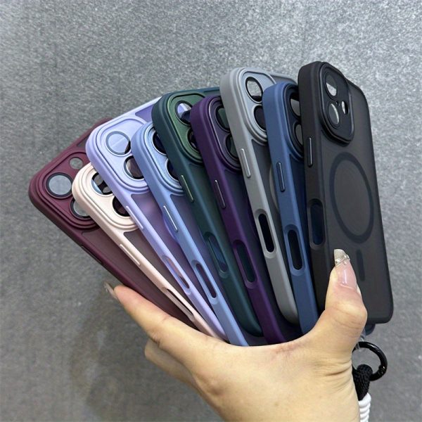 Shockproof Magnetic Matte Translucent Case for Iphone 11, 12, 13, 14, 15, And 16 Pro Max, Compatible with Magsafe Wireless Charging. - Image 16