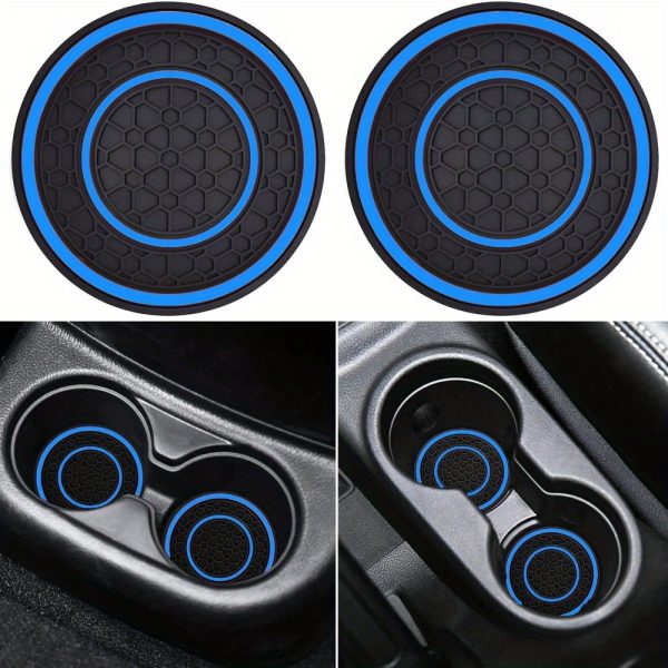 83.82 cm 1pc premium silicone central control pad - anti slip, dustproof, high-quality rubber, red and black matching design - perfect for protecting your car interior - Image 8