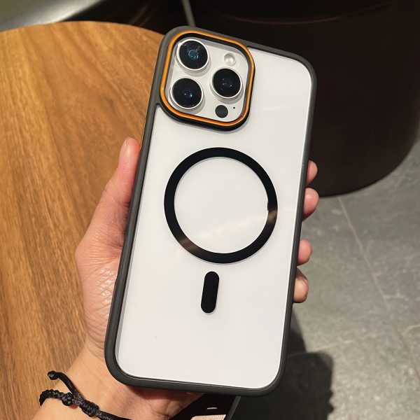 Luxury Matte Transparent Armor Shockproof Case for iPhone 16 15 14 13 11 12 Pro Max Plus for Magnetic Wireless Charge Cover - Image 11