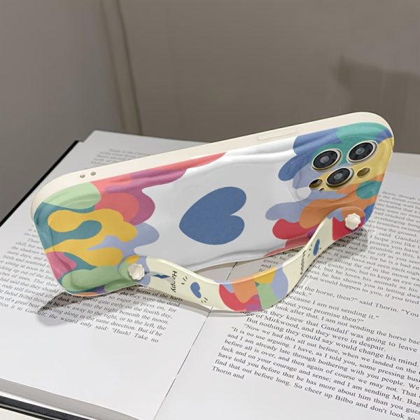 One Soft Rubber Anti-Drop Cream Strap Style Anime Pattern Print Phone Case for Apple Series 111213141516promax Series A06/A16/A26/A36/A56/S23/S25Ultra - Image 8