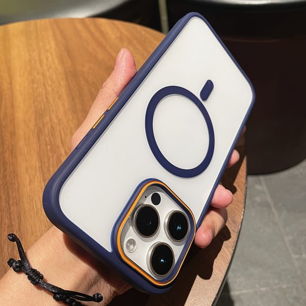 Luxury Matte Transparent Armor Shockproof Case for iPhone 16 15 14 13 11 12 Pro Max Plus for Magnetic Wireless Charge Cover - Image 10