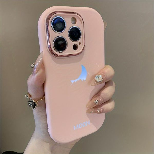 Gradient Blue Moon TPU Soft Shell Material Is Suitable for Iphone 12/13/14/15 Pro Max Cases, Offering a Premium Feel with Full Protection for Models 16/15/14/13/12/11 And XR. - Image 4