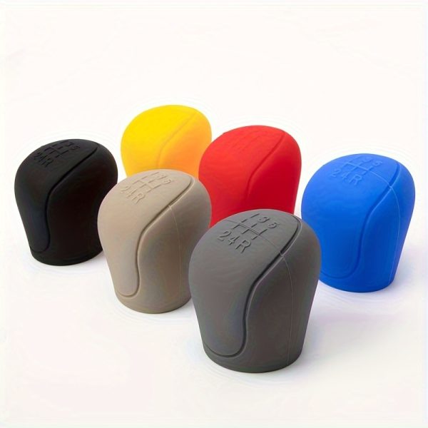 Silicone Gear Shift Knob Cover, 1 Piece, Non-Slip Grip, Universal Gel Protector for Manual Transmission Vehicles, Car Interior Accessory - Image 10