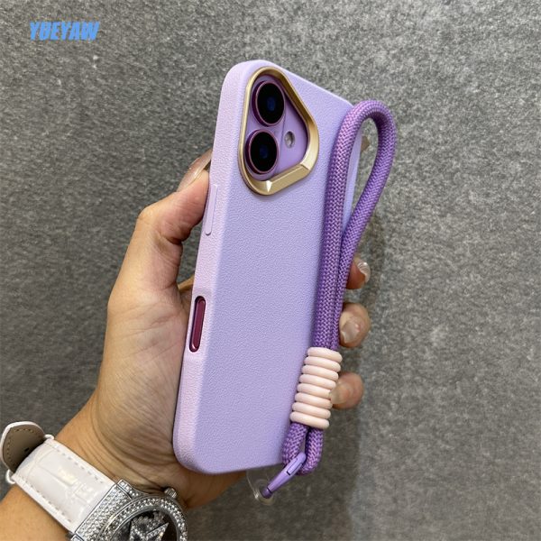 Electroplated Mirror Ring with Skin-Like Texture + Rope Suitable for Apple Iphone 14/15 Phone Cases, Compatible with Models 11, 12, 12 Pro, 12 Pro Max, 13, 13 Pro, 13 Pro Max, 14, 14 Pro, 14 Pro Max, 14 Plus, 15, 15 Pro, 15 Plus, 15 Pro Max, 16, 16 Pro, 16 Plus, And 16 Pro Max. - Image 23