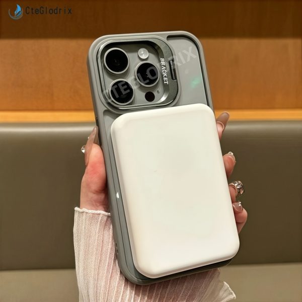 Cteglodrix Premium Magnetic Lens for Iphone Models 16, 15, 14, 13, 12, 11 Pro Max Plus with a Metal Stand Holder And Magnetic PC Hard Film Protection - Image 6
