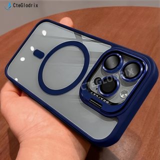 Cteglodrix Premium Magnetic Lens for Iphone Models 16, 15, 14, 13, 12, 11 Pro Max Plus with a Metal Stand Holder And Magnetic PC Hard Film Protection