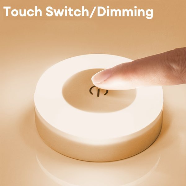 Touch-Activated LED Wall Light with Adjustable Color Temperature - Warm Yellow Light, USB Rechargeable, Ideal for Bedroom, Living Room, Study, Indoor Lighting, Touch Control Light | Modern Decor Light | Touchactivated Lamp, LED Lights for Bedroom - Image 10