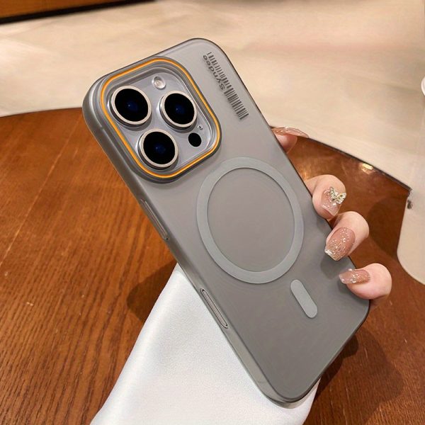 Compatible with Iphone 16 Cases, Semi-Transparent Frosted Design for Iphone 16 Pro Max, New Magnetic Attraction for Iphone 15 Pro, Drop-Resistant for Iphone 14, Premium Feel for Men, Ultra-Thin Bare Machine Feel for Iphone 13, Niche Style Case for - Image 12