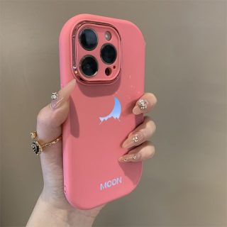 Gradient Blue Moon TPU Soft Shell Material Is Suitable for Iphone 12/13/14/15 Pro Max Cases, Offering a Premium Feel with Full Protection for Models 16/15/14/13/12/11 And XR.