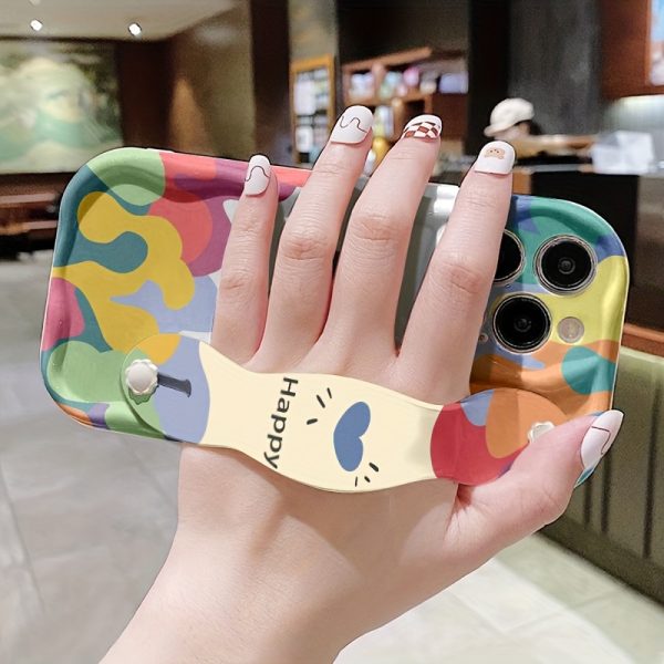 One Soft Rubber Anti-Drop Cream Strap Style Anime Pattern Print Phone Case for Apple Series 111213141516promax Series A06/A16/A26/A36/A56/S23/S25Ultra - Image 7