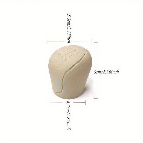 Silicone Gear Shift Knob Cover, 1 Piece, Non-Slip Grip, Universal Gel Protector for Manual Transmission Vehicles, Car Interior Accessory - Image 2