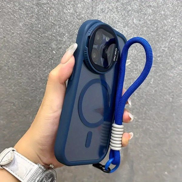 Lens Holder for Apple 16 Pro Max Mobile Phone Case New Magnetic Suction for iPhone 15 Protective Cover Advanced Silicone 14 Full Package 13 Anti-Fall 12 Internet Celebrity Plus Soft Shell Transparent Male and Female PM - Image 10