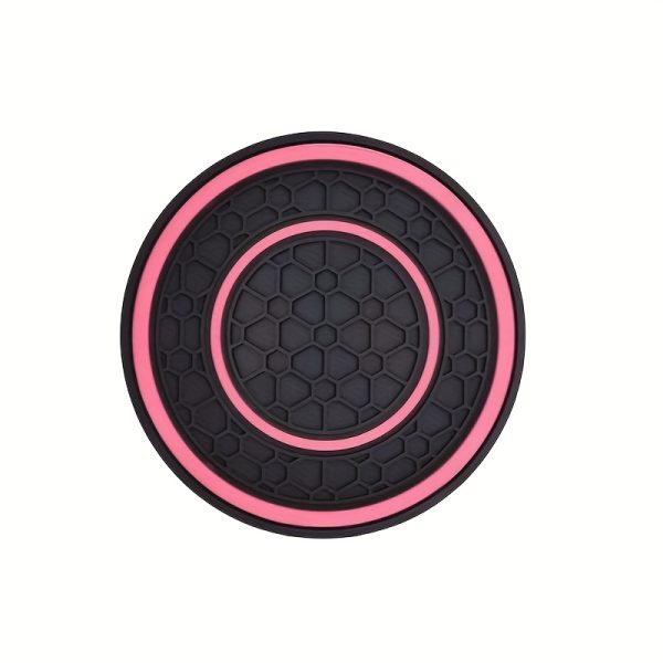 83.82 cm 1pc premium silicone central control pad - anti slip, dustproof, high-quality rubber, red and black matching design - perfect for protecting your car interior - Image 5