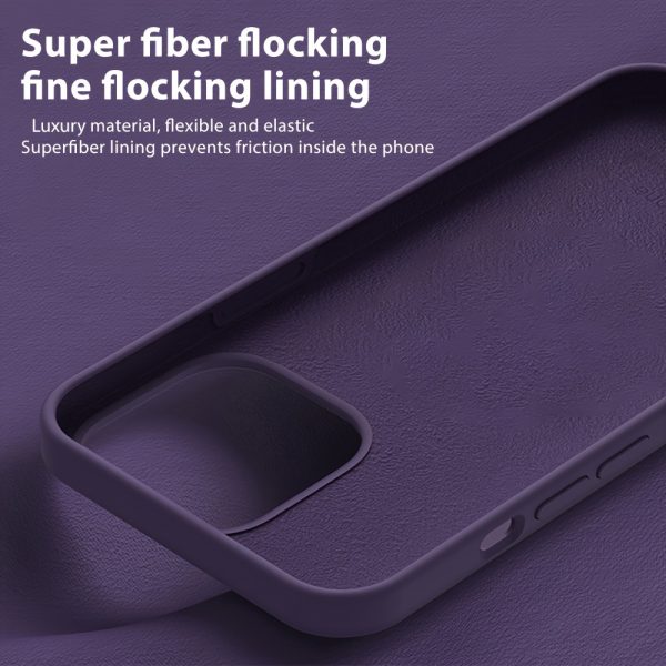 Luxury Marked Magnetic Wireless Charging Mobile Phone Case for iPhone 16 15 14 13 12 11 Pro Max Plush Protective Mobile Phone Case for iPhone 16 15 14 Plus Mobile Accessories Simple Colorful Mobile Phone Cover Suitable for Men and Women - Image 3