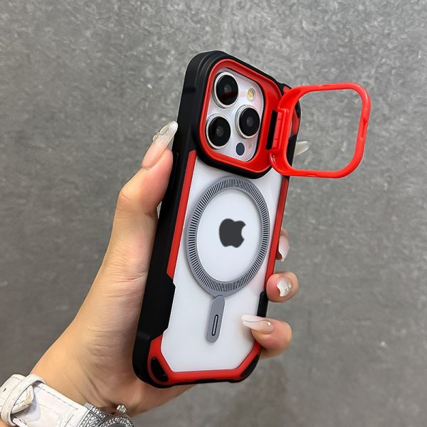 for iPhone 16/15/14/13/Pro Max/Pro/Plus Mobile Phone Case [Supports Wireless Magnetic Charging]+[Camera Lens Holder]+[Four Corners Thickened Anti-fall], Anti-fall, Anti-shock, Transparent Anti-shock Luxury Business Mobile Phone Case Protective Shell - Image 15