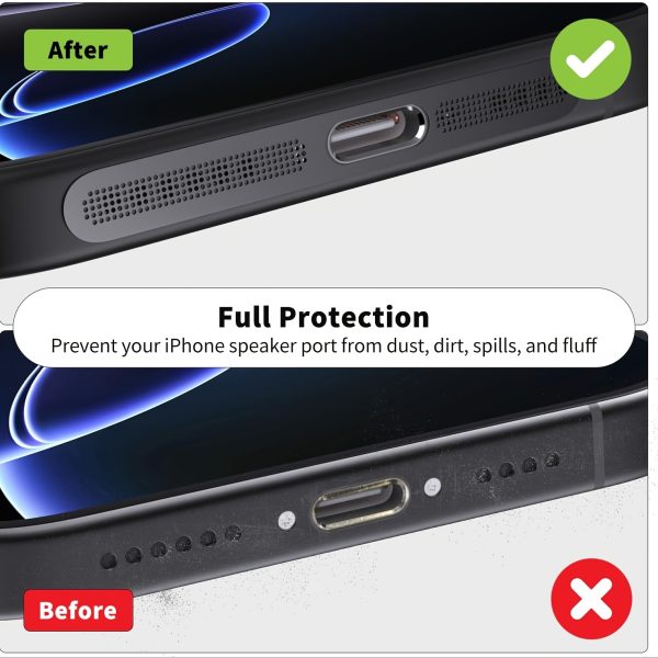 5pcs for iPhone 16/15/14/13/12 Series Metal Speaker Dustproof Mesh, Made of Durable Metal Material - Image 13