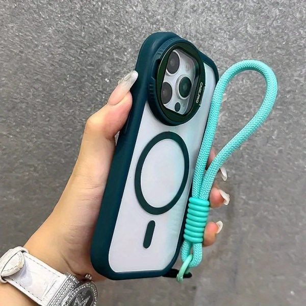 Lens Holder for Apple 16 Pro Max Mobile Phone Case New Magnetic Suction for iPhone 15 Protective Cover Advanced Silicone 14 Full Package 13 Anti-Fall 12 Internet Celebrity Plus Soft Shell Transparent Male and Female PM - Image 15