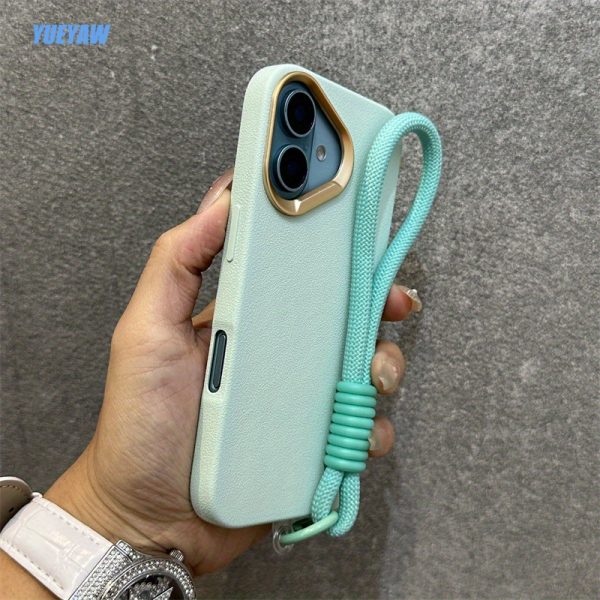 Electroplated Mirror Ring with Skin-Like Texture + Rope Suitable for Apple Iphone 14/15 Phone Cases, Compatible with Models 11, 12, 12 Pro, 12 Pro Max, 13, 13 Pro, 13 Pro Max, 14, 14 Pro, 14 Pro Max, 14 Plus, 15, 15 Pro, 15 Plus, 15 Pro Max, 16, 16 Pro, 16 Plus, And 16 Pro Max. - Image 21