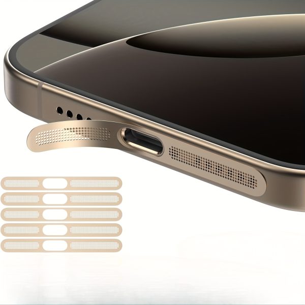 5pcs for iPhone 16/15/14/13/12 Series Metal Speaker Dustproof Mesh, Made of Durable Metal Material - Image 9