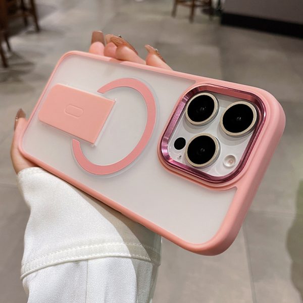 New Minimalist Frosted Hidden Stand Phone Case, Suitable for iPhone 16 15 14 13 12 11pro Max/plus 16E Unisex All Inclusive Anti Fall Phone Case - Image 10