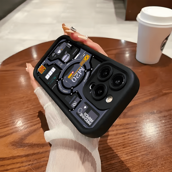 A Stylish And Robust Phone Case with a Cool Mechanical Design, Suitable for Various Iphone Models Including Iphone 16E, 15, 16 Pro Max, 7 Plus, 8 Plus, 12 Pro, 13 Mini, 11, XS, XR, And XS Max. It Makes for an Excellent Holiday Gift. - Image 7