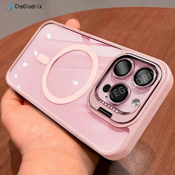 Cteglodrix Premium Magnetic Lens for Iphone Models 16, 15, 14, 13, 12, 11 Pro Max Plus with a Metal Stand Holder And Magnetic PC Hard Film Protection - Image 14