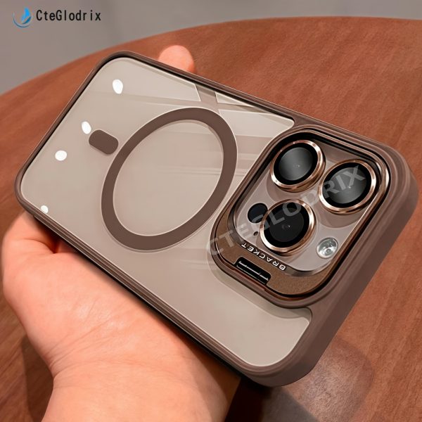 Cteglodrix Premium Magnetic Lens for Iphone Models 16, 15, 14, 13, 12, 11 Pro Max Plus with a Metal Stand Holder And Magnetic PC Hard Film Protection - Image 18