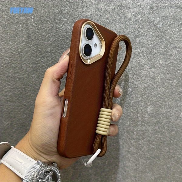 Electroplated Mirror Ring with Skin-Like Texture + Rope Suitable for Apple Iphone 14/15 Phone Cases, Compatible with Models 11, 12, 12 Pro, 12 Pro Max, 13, 13 Pro, 13 Pro Max, 14, 14 Pro, 14 Pro Max, 14 Plus, 15, 15 Pro, 15 Plus, 15 Pro Max, 16, 16 Pro, 16 Plus, And 16 Pro Max. - Image 26