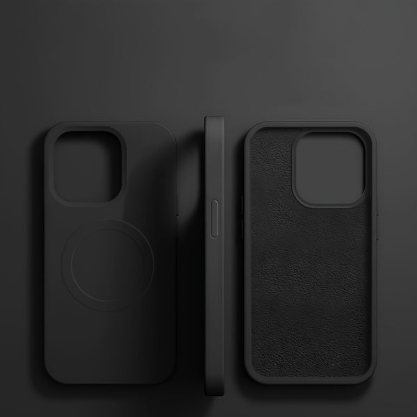 Luxury Marked Magnetic Wireless Charging Mobile Phone Case for iPhone 16 15 14 13 12 11 Pro Max Plush Protective Mobile Phone Case for iPhone 16 15 14 Plus Mobile Accessories Simple Colorful Mobile Phone Cover Suitable for Men and Women - Image 5